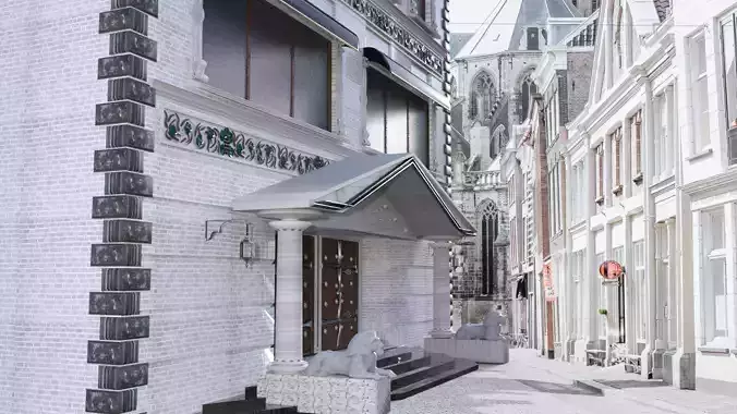 tenement house 3D model