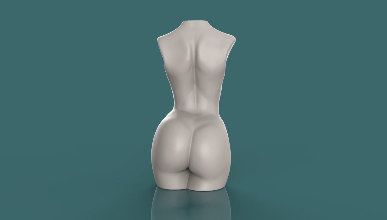 Female Torso 3D Print Stl 3D print model_7