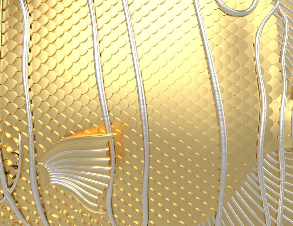 Butterfly Fish 3D print model_3