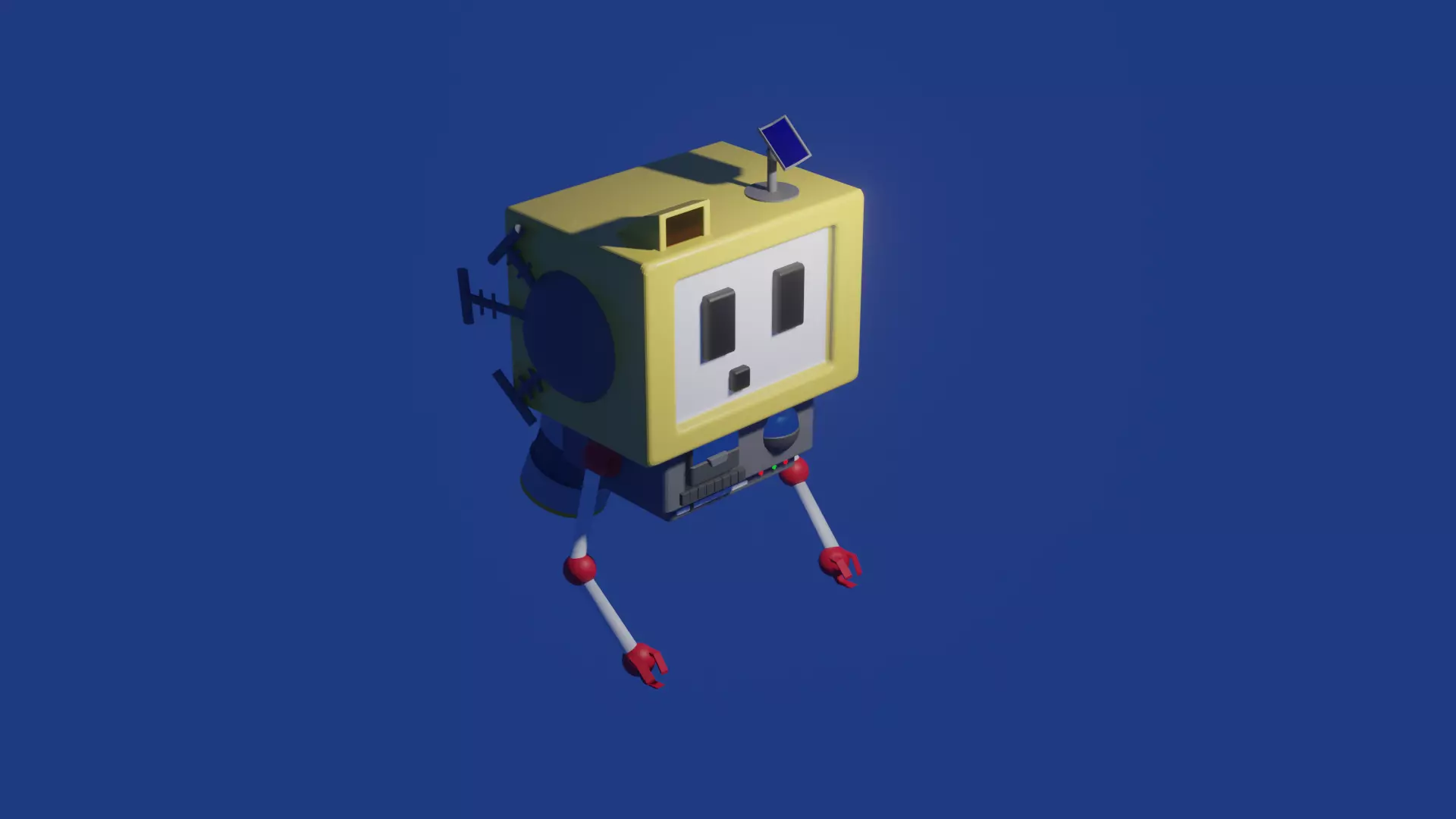 Funny Robot 3D model_0