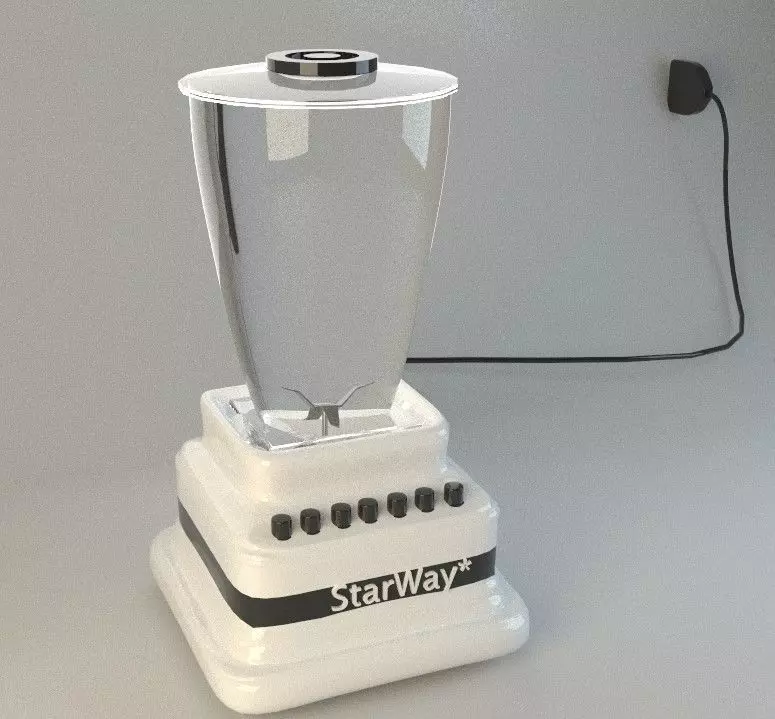 Traditional Blender mixer 3D print model