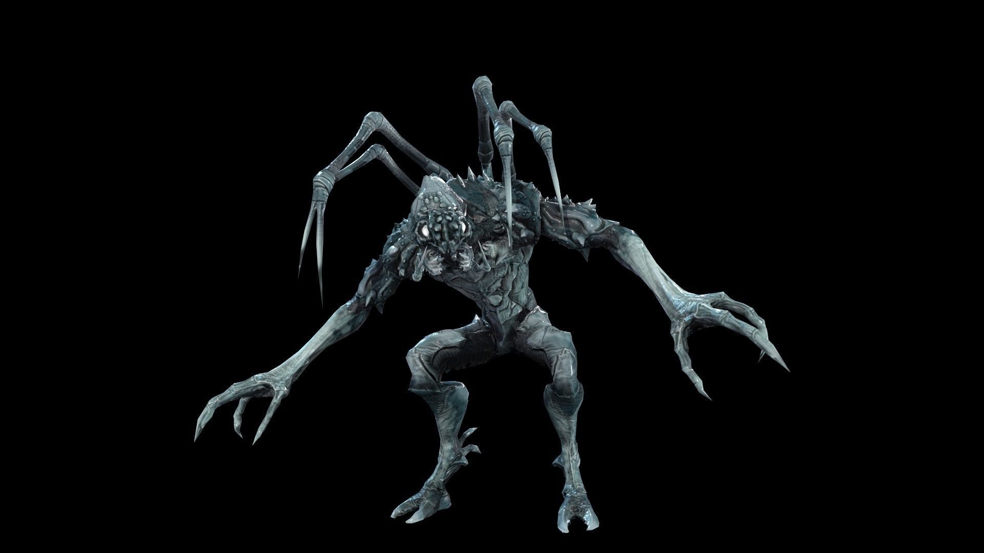 Needle beetle Low-poly 3D model_15