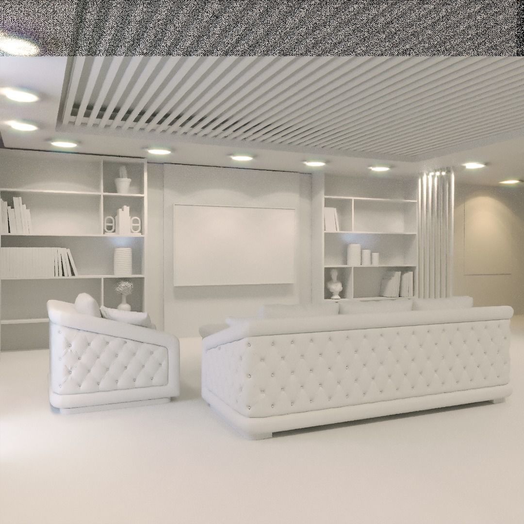 3D room 3D model_1