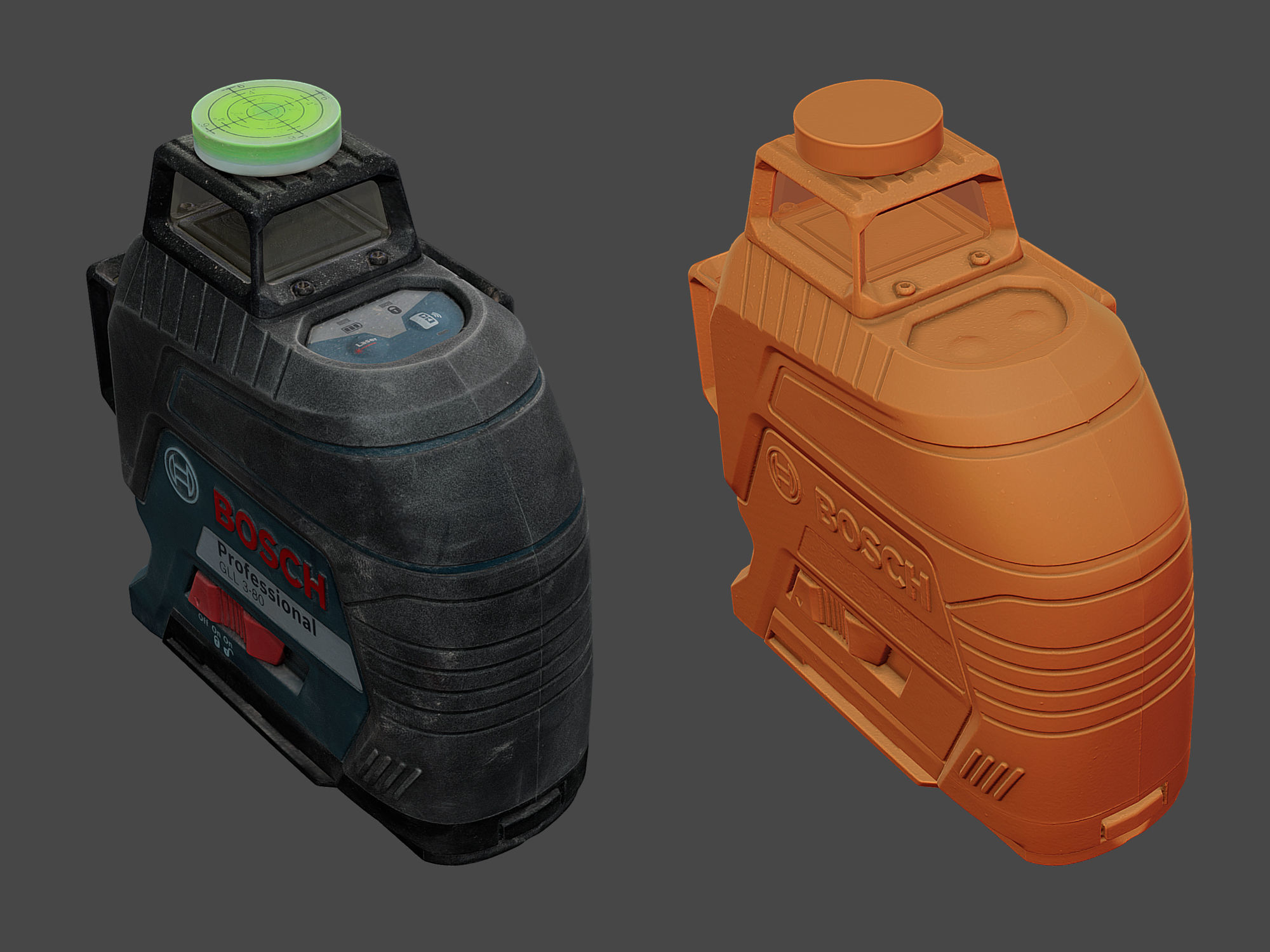 Bosch GLL Laser Level RAW Scan 3D model_3