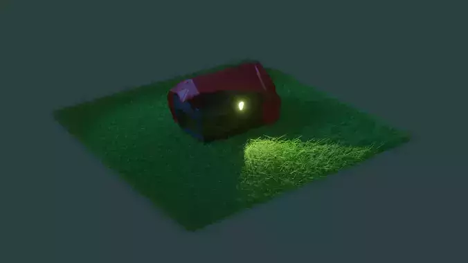 Chest house in grass