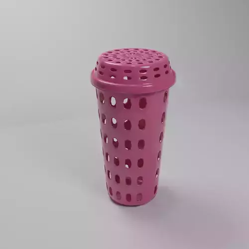 Plastic Laundry Basket Free 3D model