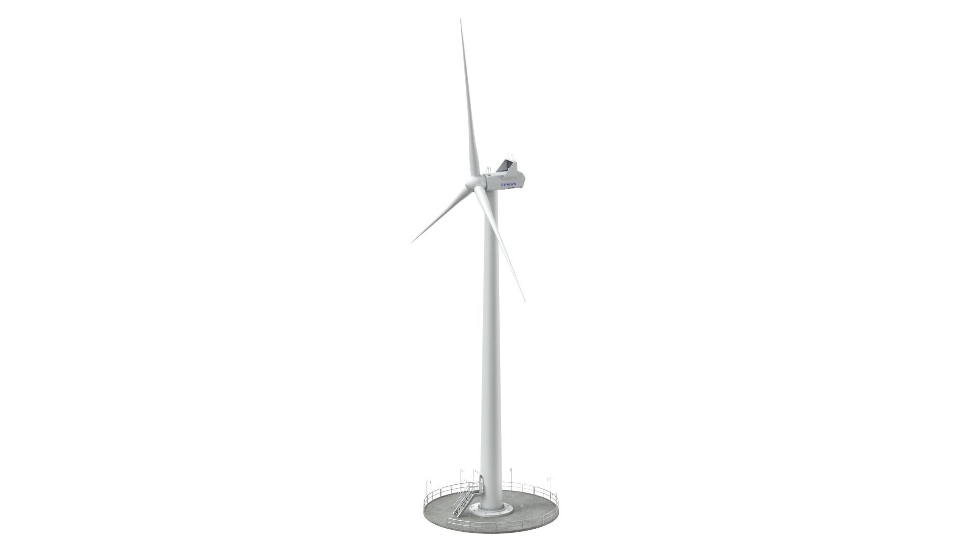 Wind Turbine Vestas with details 3D model_39