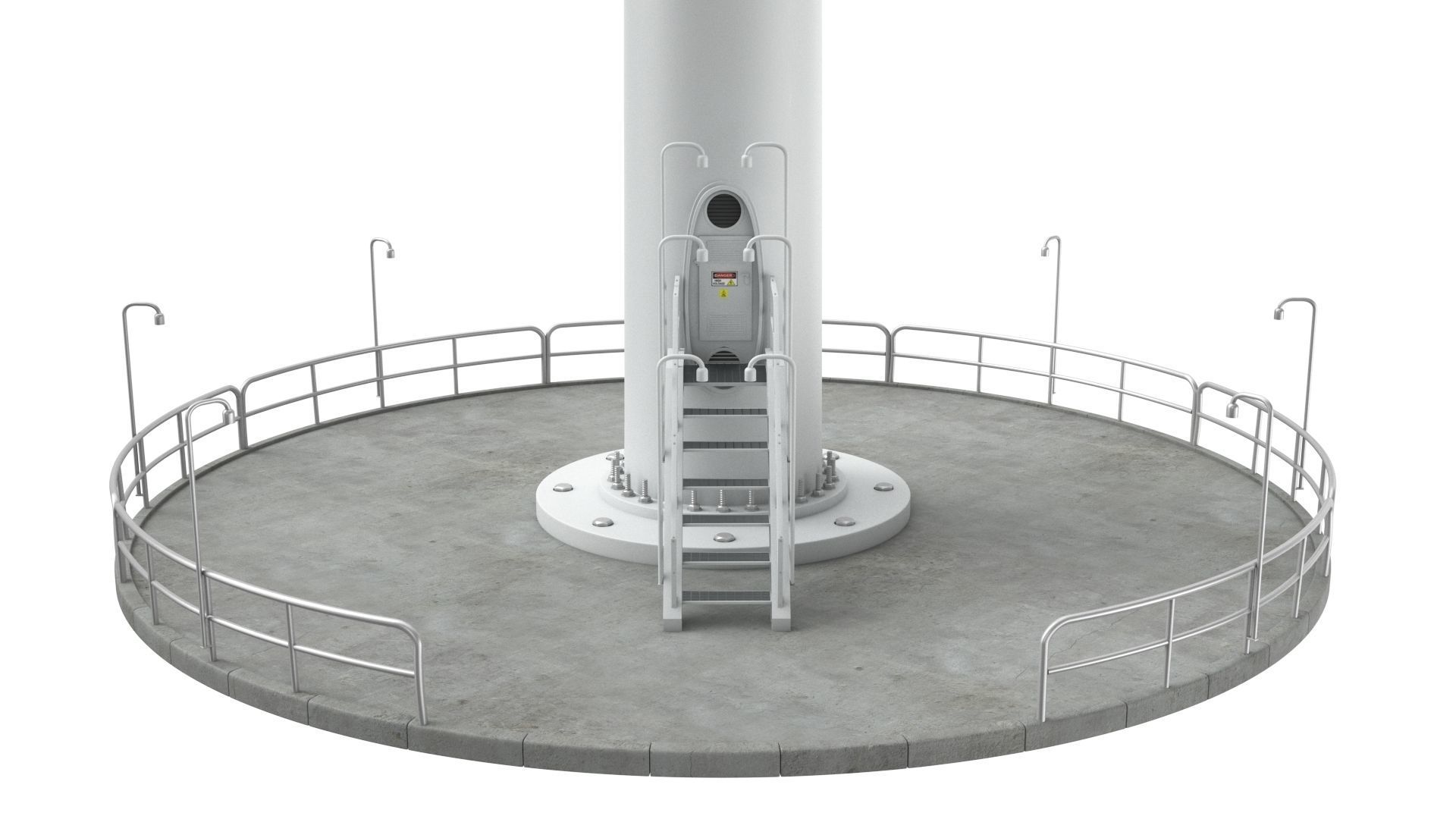 Wind Turbine Vestas with details 3D model_19