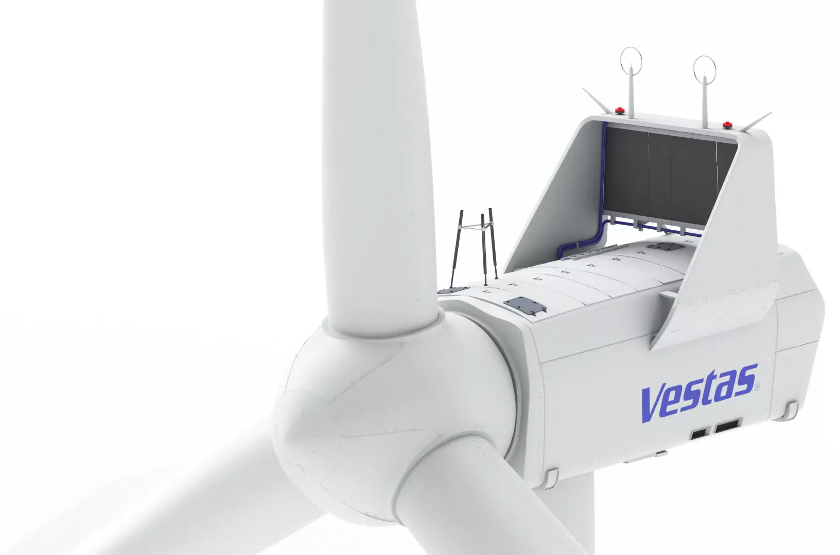 Wind Turbine Vestas with details 3D model_0