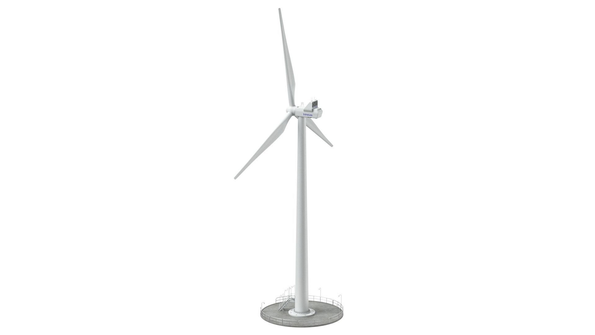Wind Turbine Vestas with details 3D model_37