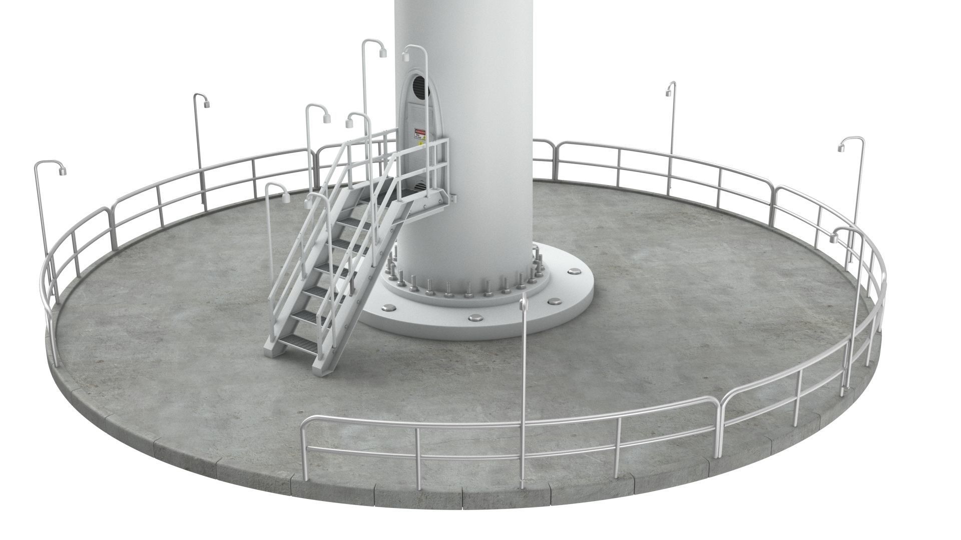 Wind Turbine Vestas with details 3D model_18