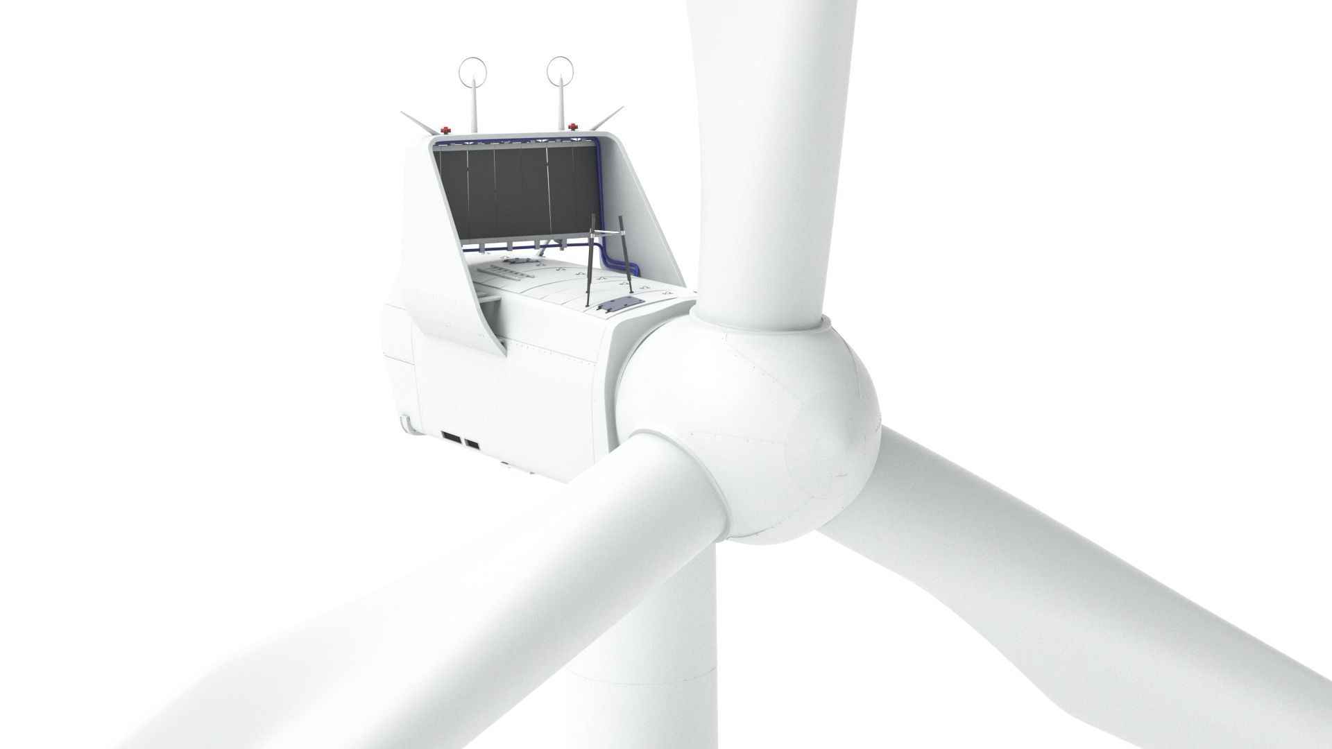 Wind Turbine Vestas with details 3D model_17