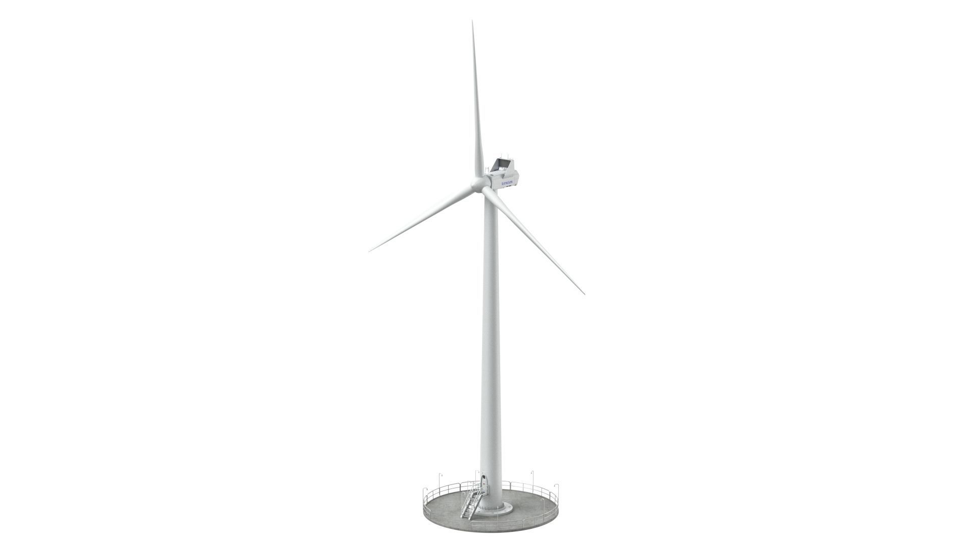 Wind Turbine Vestas with details 3D model_40