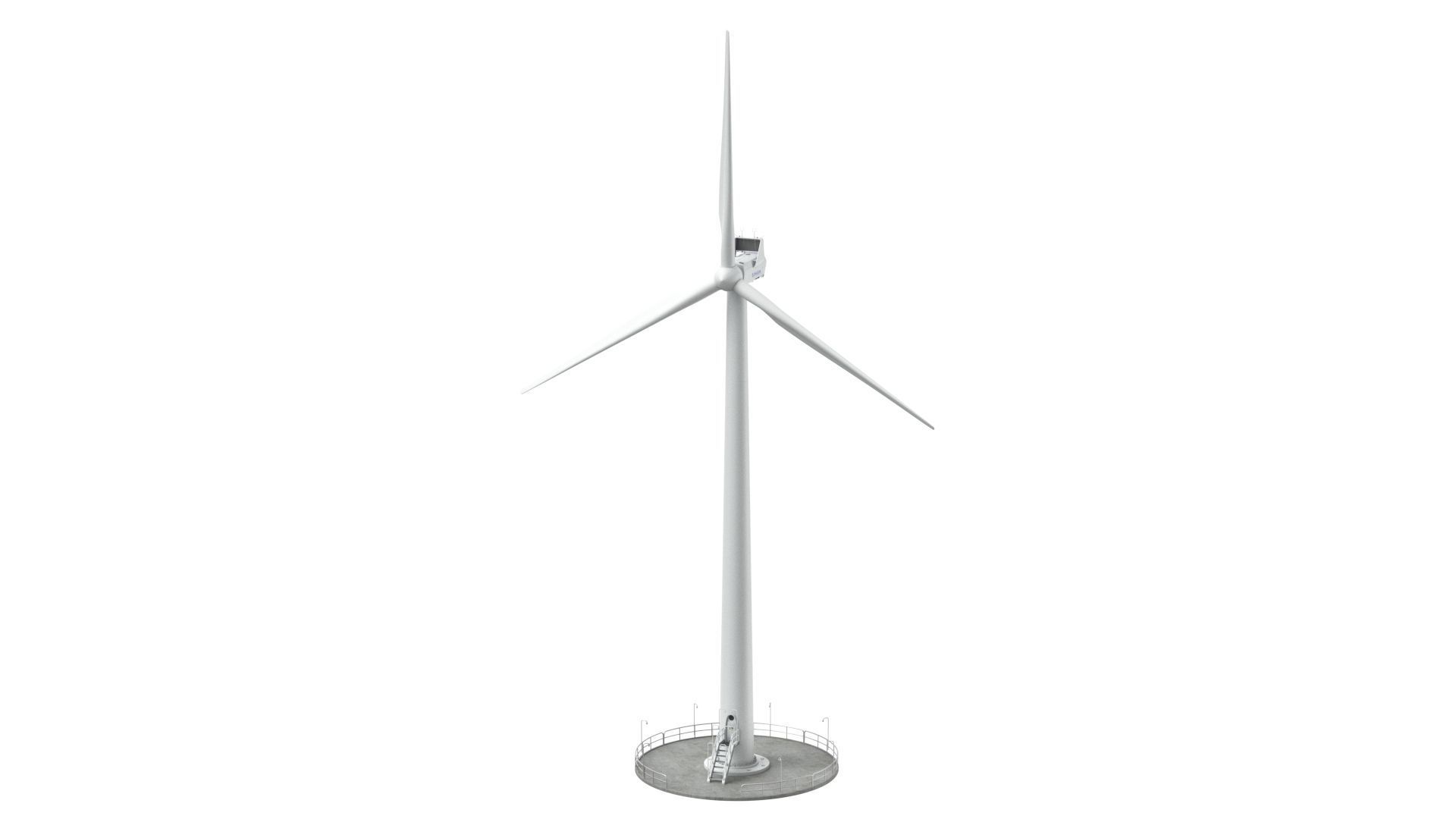 Wind Turbine Vestas with details 3D model_41