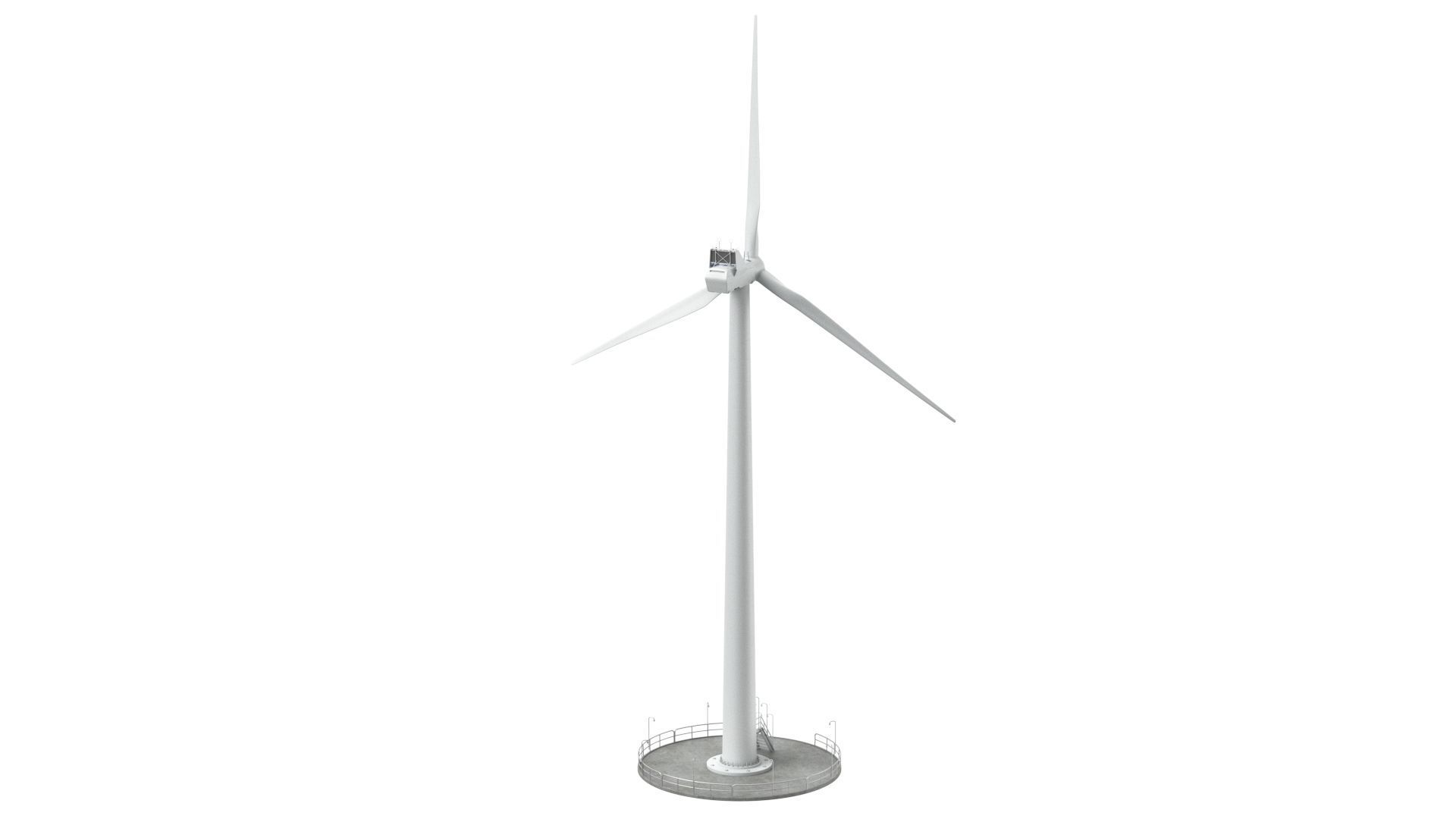 Wind Turbine Vestas with details 3D model_34