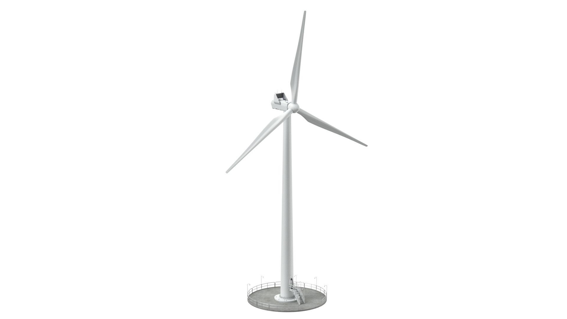 Wind Turbine Vestas with details 3D model_29