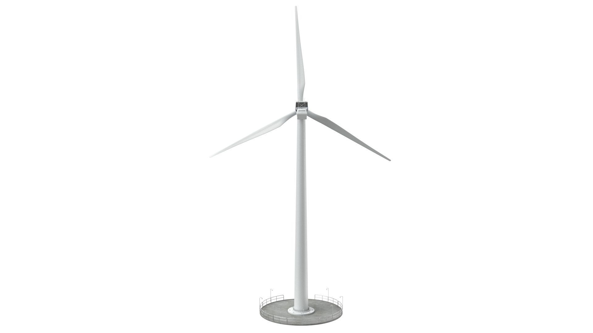 Wind Turbine Vestas with details 3D model_35