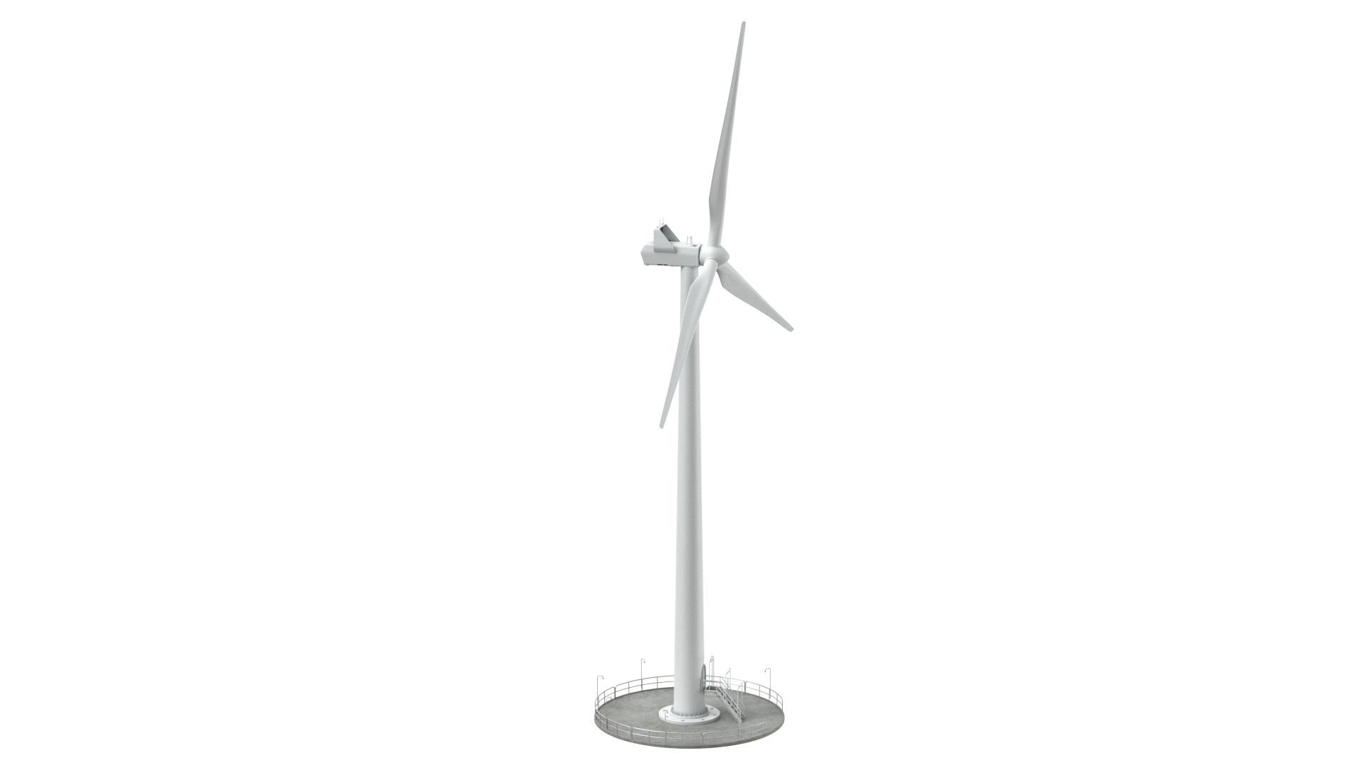 Wind Turbine Vestas with details 3D model_31