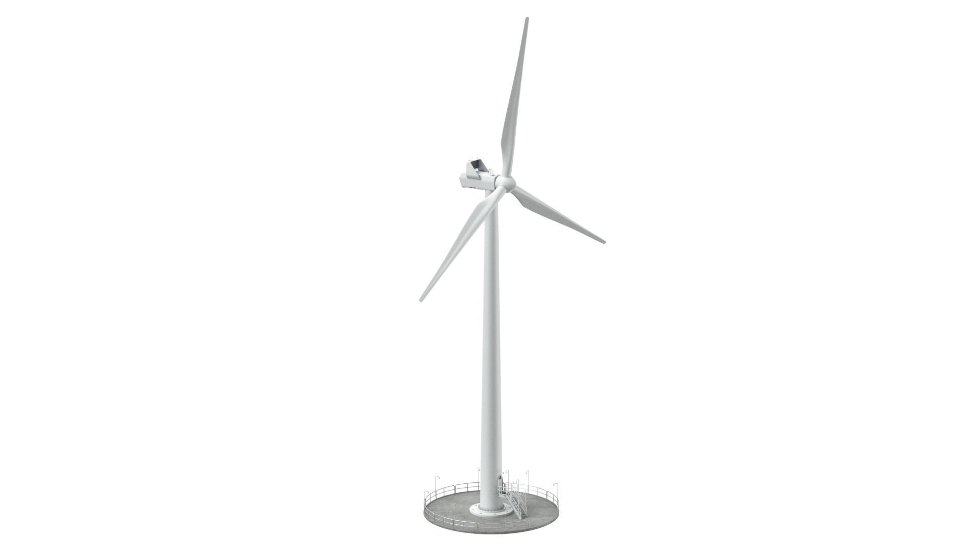 Wind Turbine Vestas with details 3D model_30