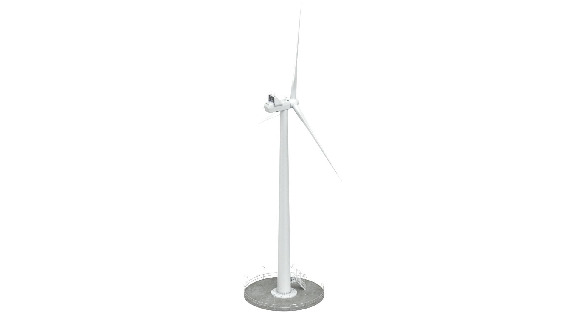 Wind Turbine Vestas with details 3D model_20