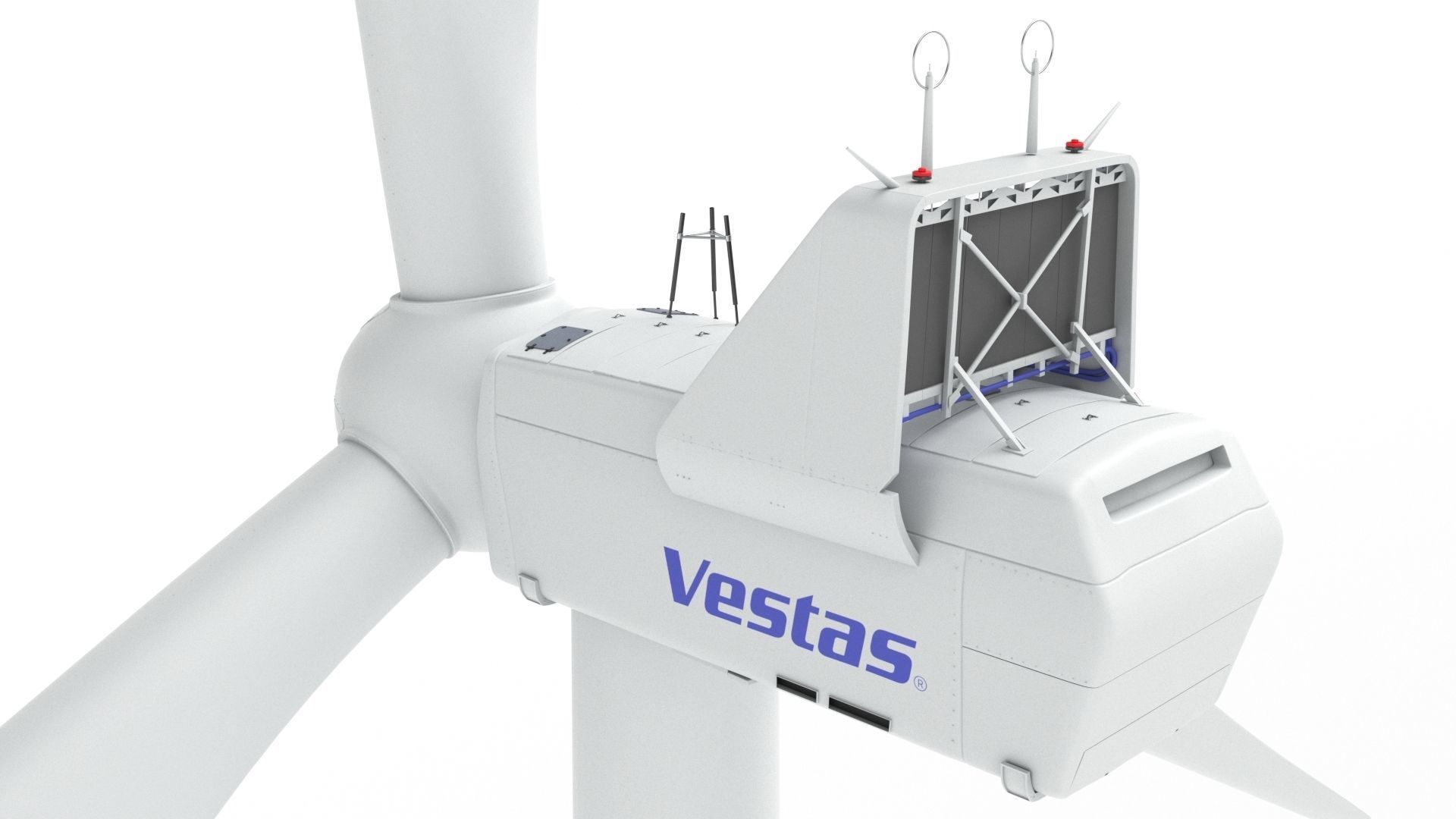 Wind Turbine Vestas with details 3D model_22