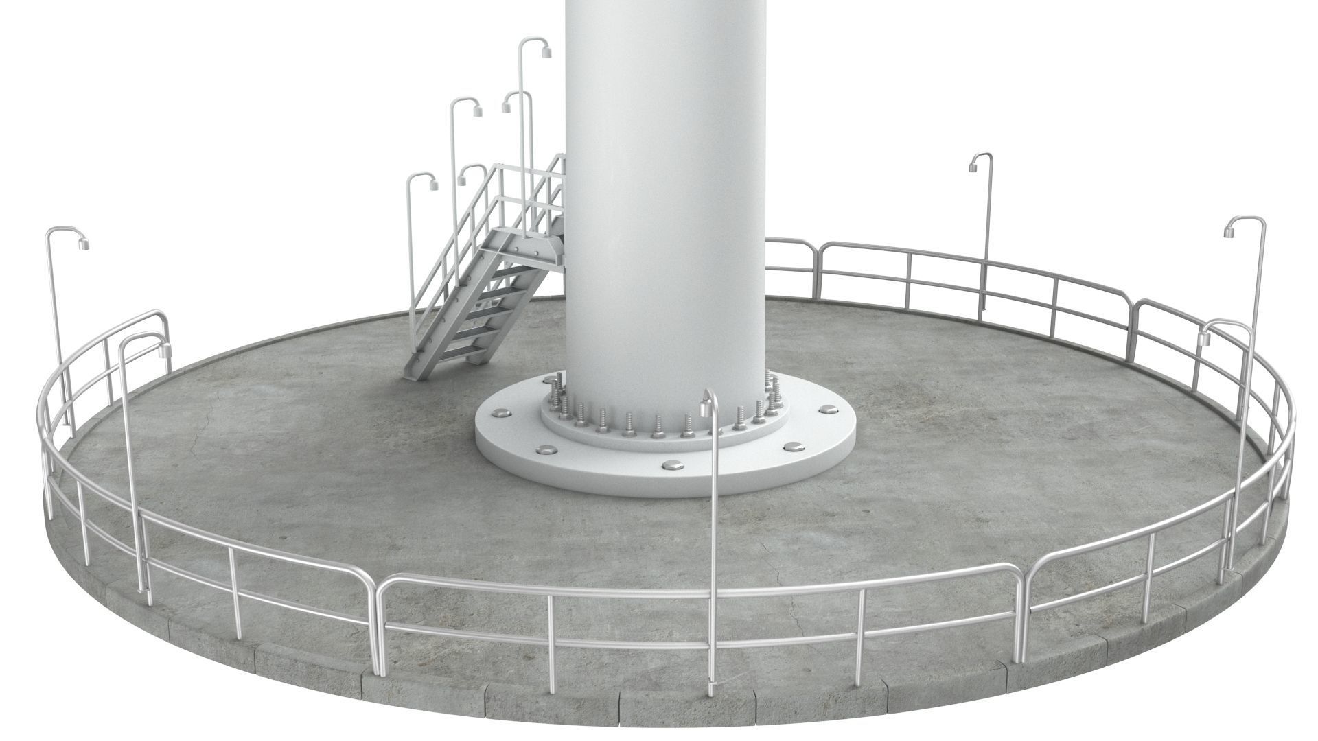Wind Turbine Vestas with details 3D model_23