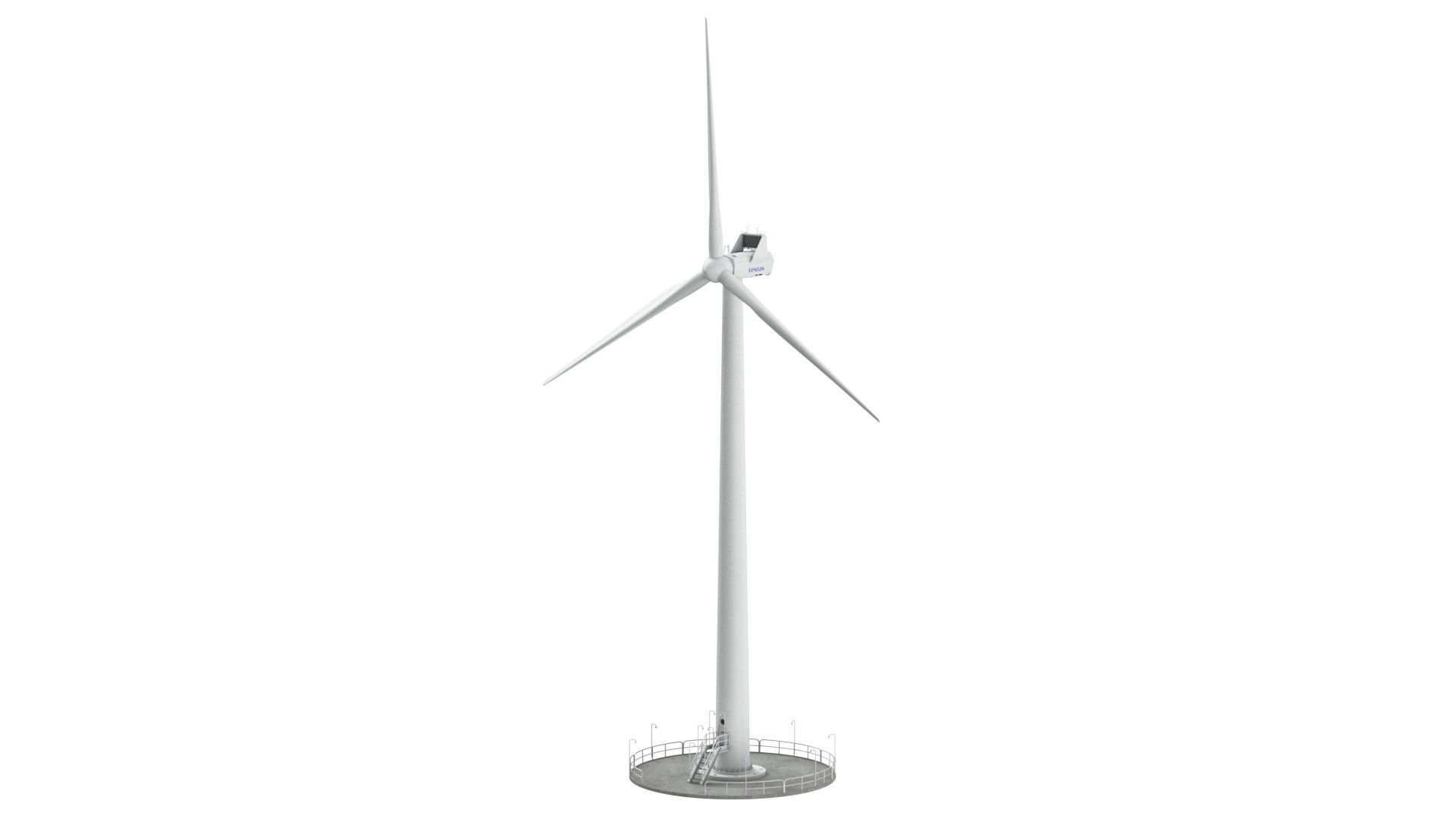 Wind Turbine Vestas with details 3D model_4