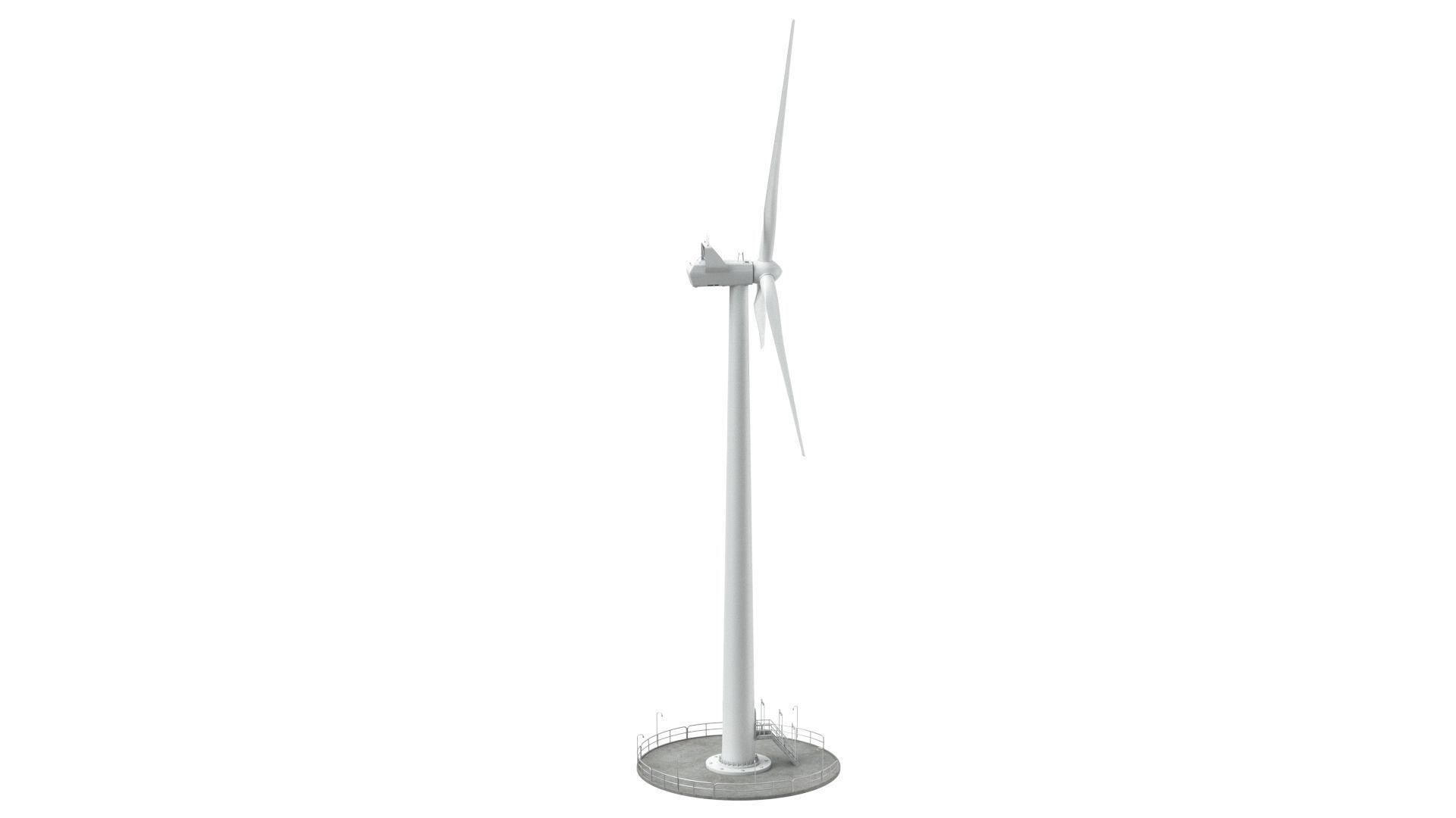 Wind Turbine Vestas with details 3D model_32