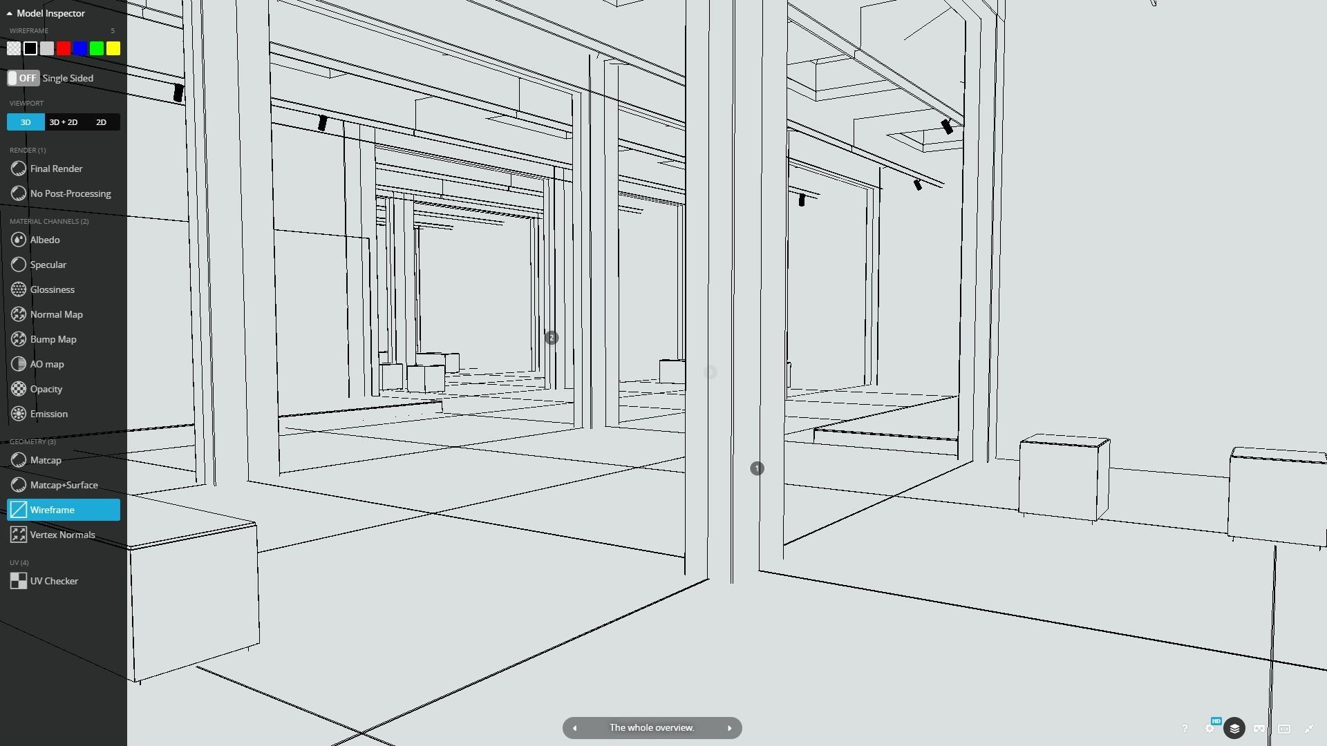 Minimalistic VR Showroom Gallery for products vol 2 Low-poly 3D model_8