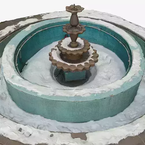 Fountain Scanned 3D PBR model