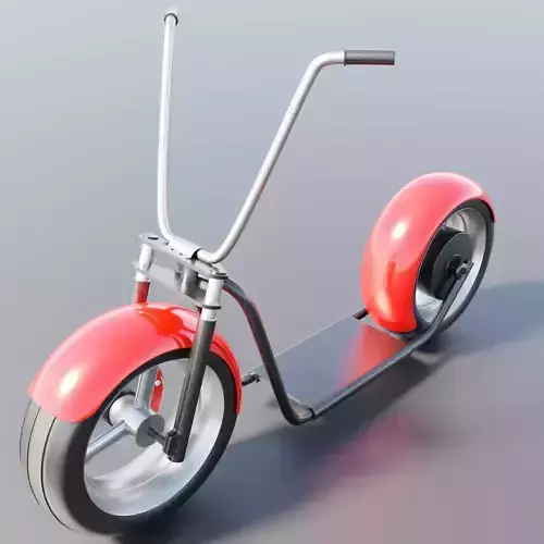 E scooter 3D model