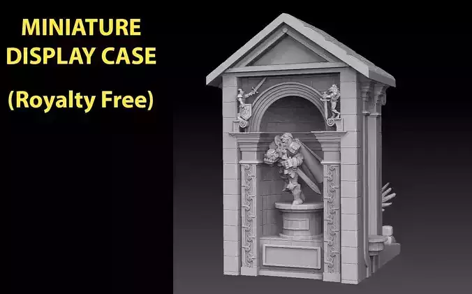 Miniature Display Case Royalty Free Version 3D print model