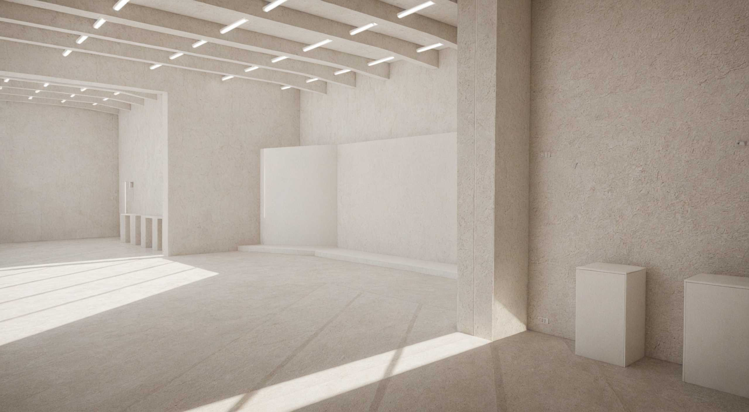VR Showroom Gallery for product placement vol 1 3D model_4