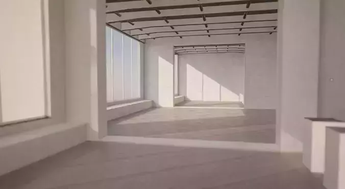 VR Showroom Gallery for product placement vol 1 3D model