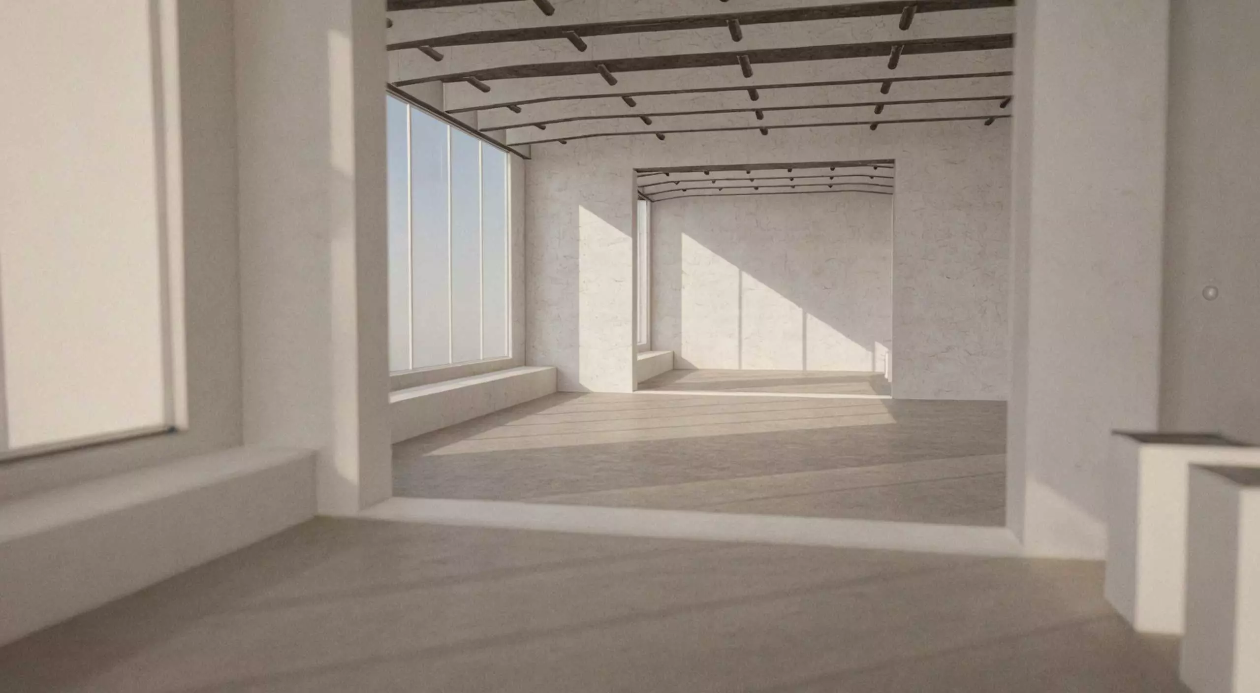 VR Showroom Gallery for product placement vol 1 3D model_0