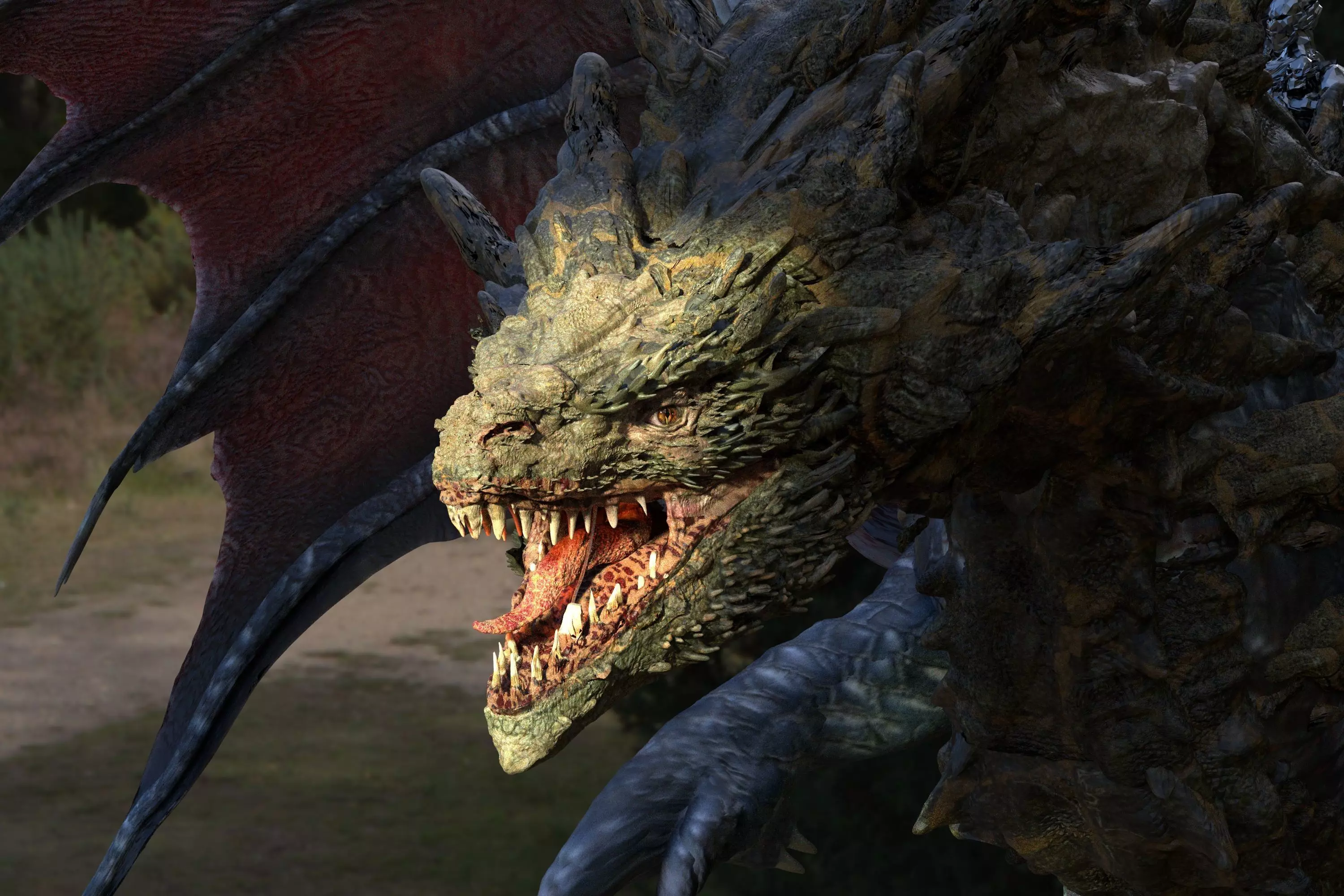 Predator Dragon 3D model_0