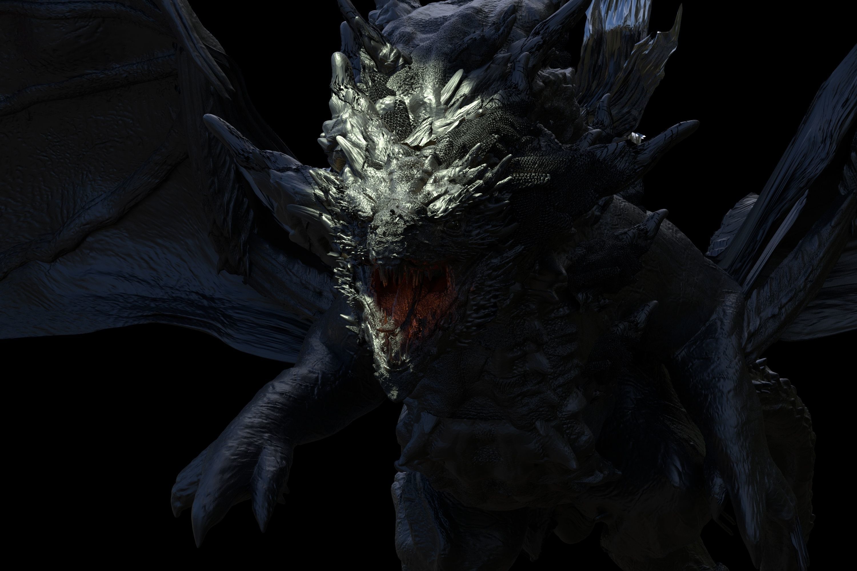 Predator Dragon 3D model_2