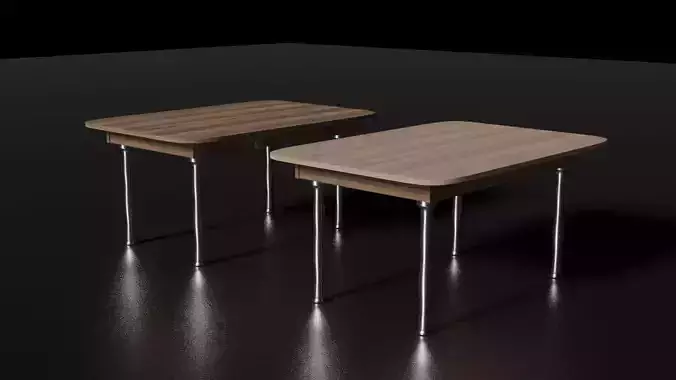 Modern Kitchen table metal legs pack