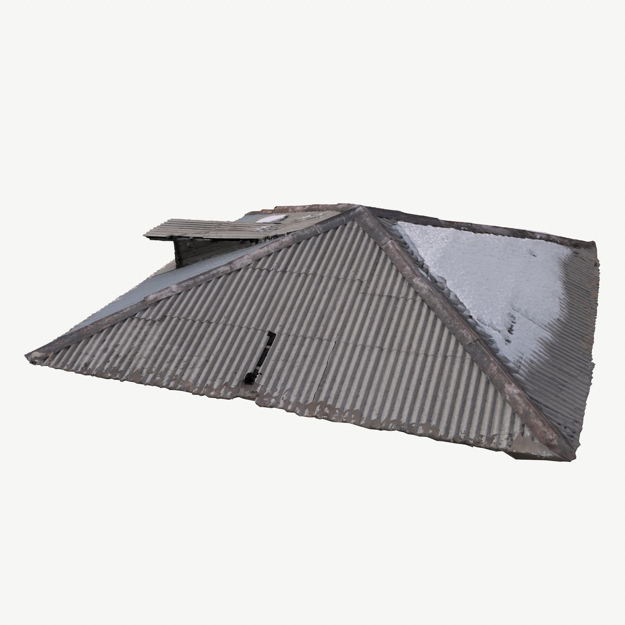 Old Roof Scan 3d model Low-poly 3D model_2