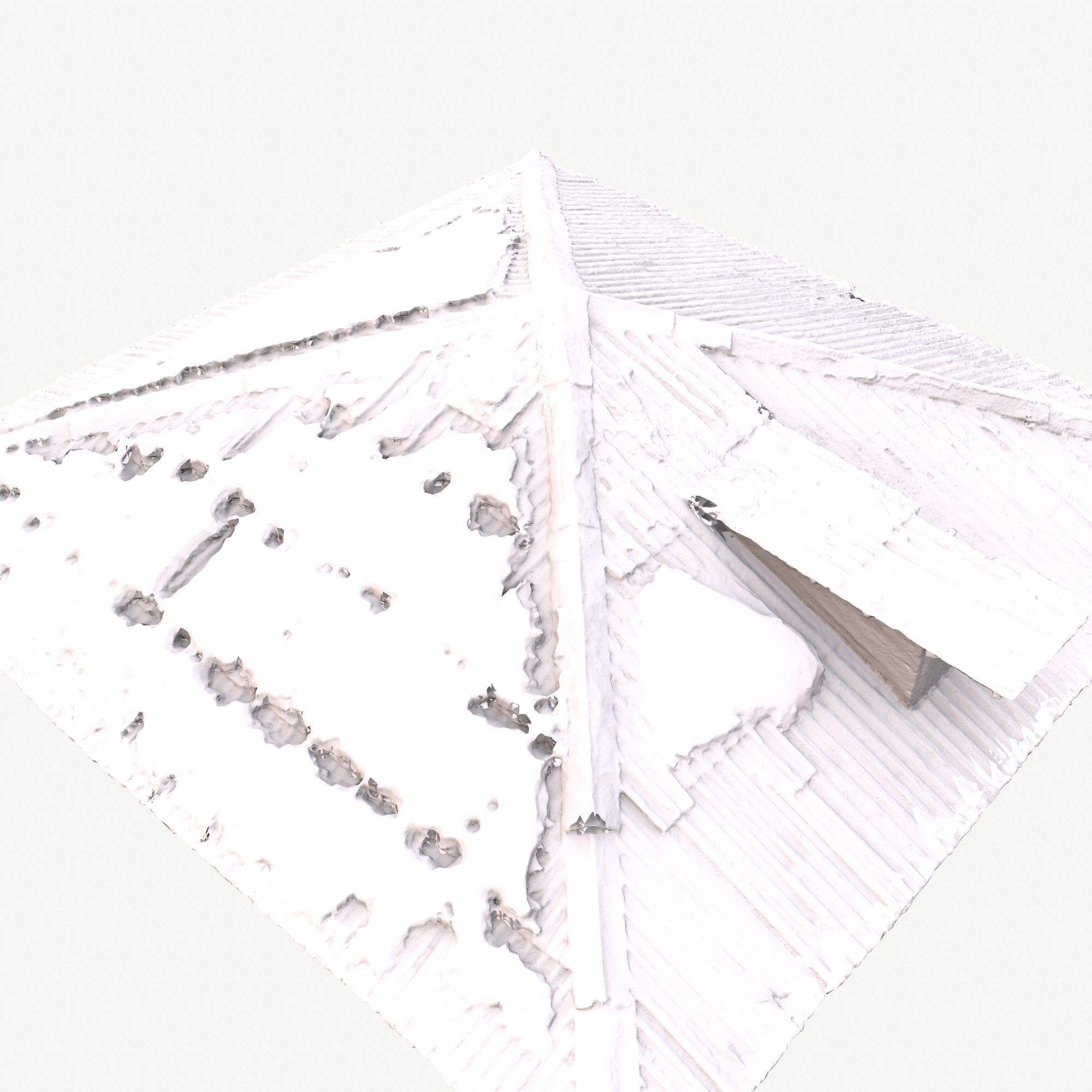 Old Roof Scan 3d model Low-poly 3D model_9
