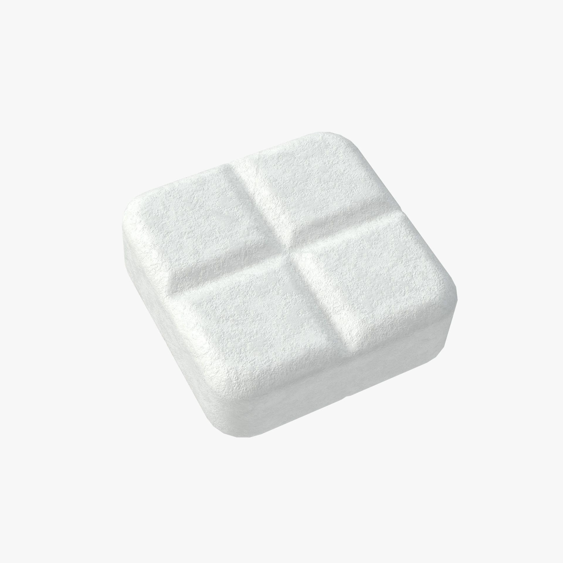Set of square shaped pills with 4K PBR tex and color variations Low-poly 3D model_3