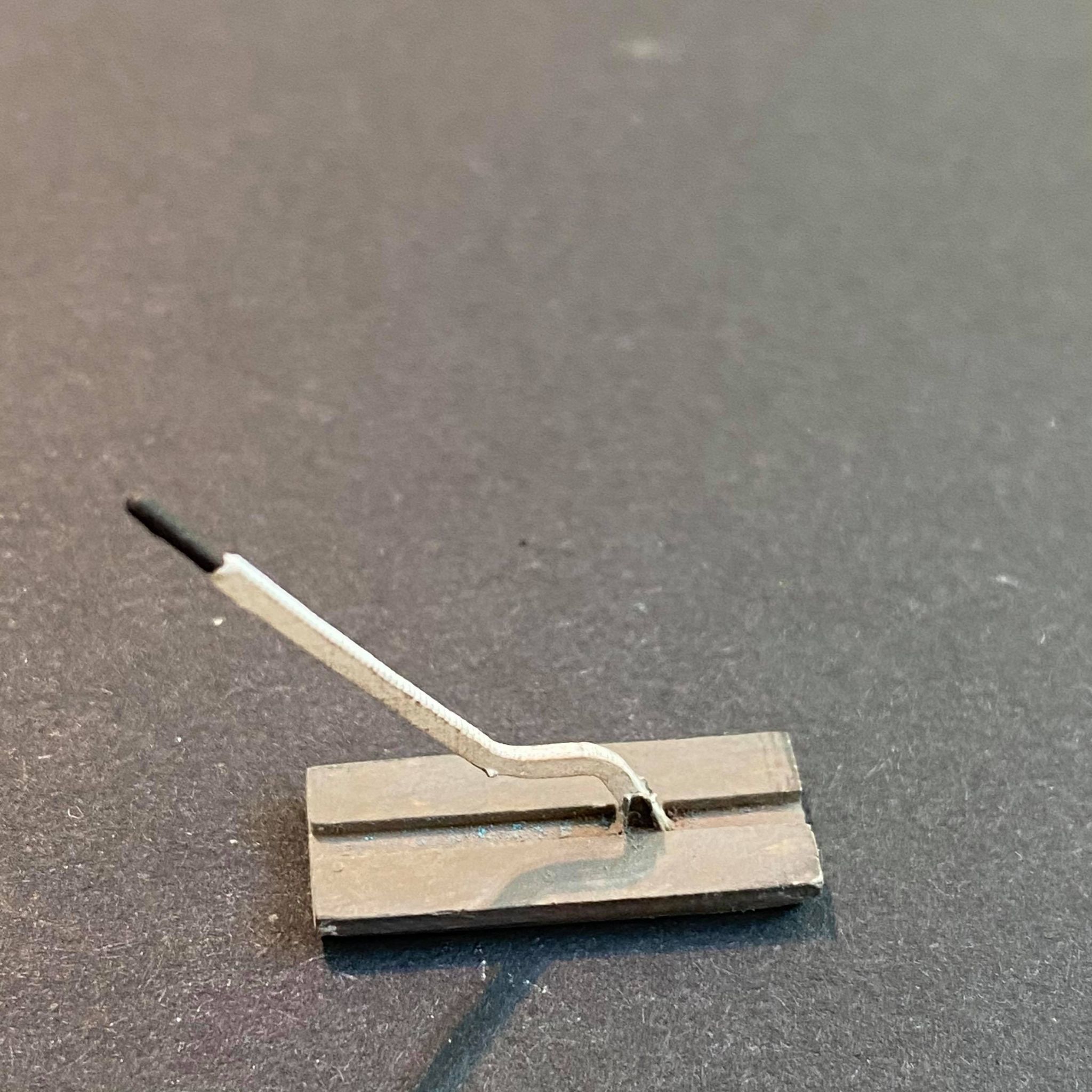 MANUAL POINT LEVER 7MM SCALE O GAUGE MODEL RAILWAY BUILDING 3D model 3D printable CGTrader