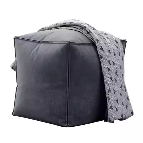 Moriah Navy Pouf by ashley furniture