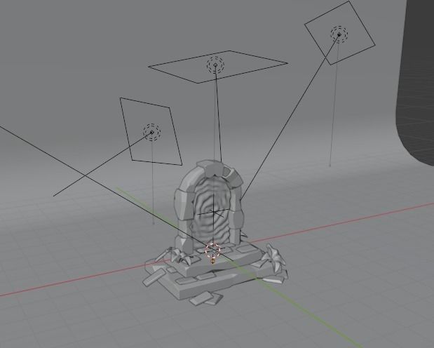 Portal gate Free 3D model_1