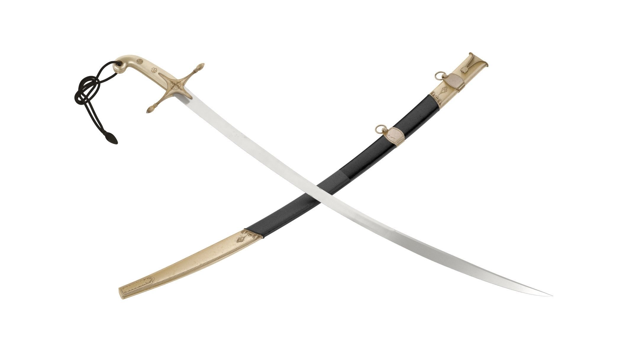 Mameluke Sword  Low-poly 3D model_4