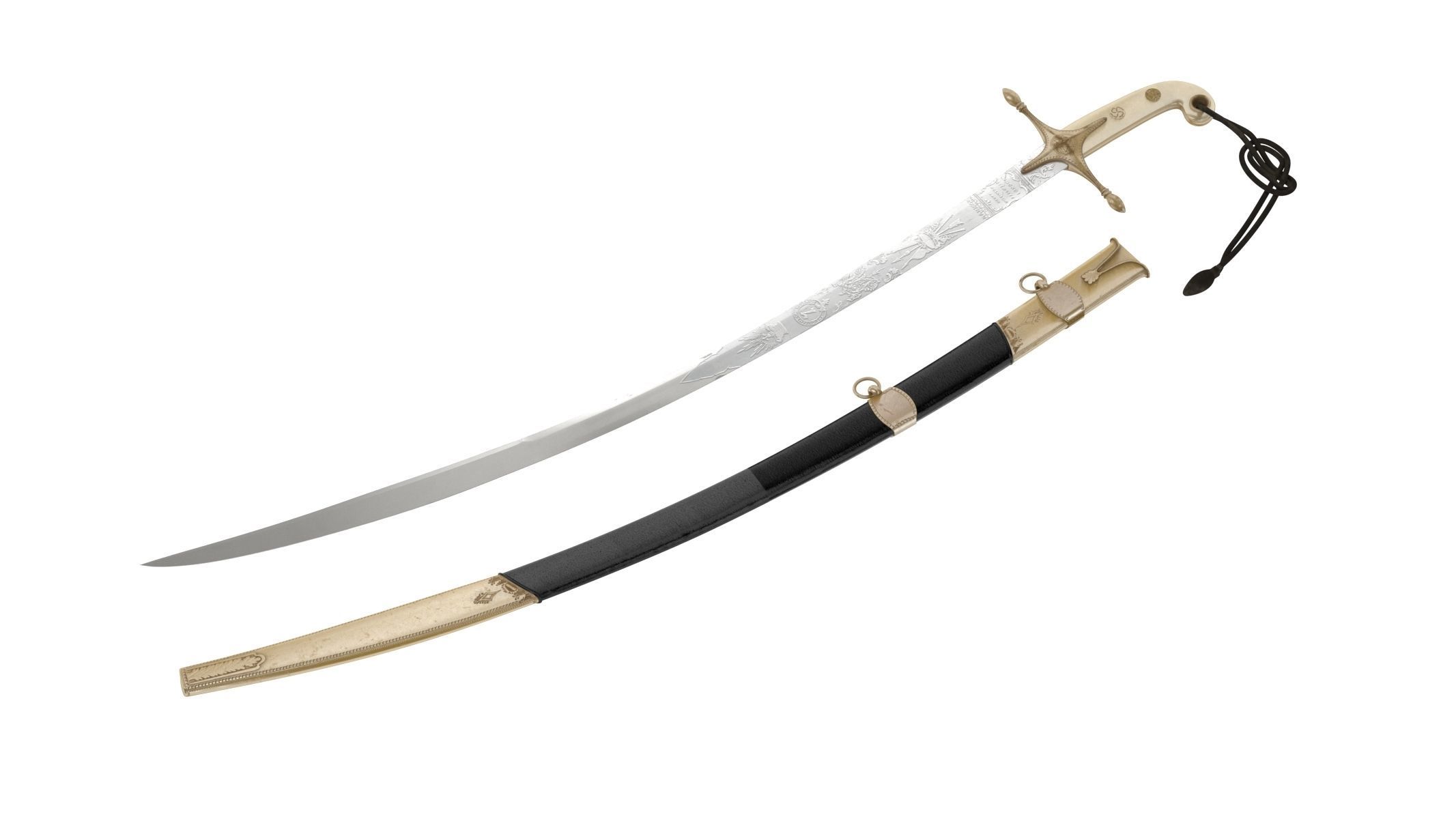 Mameluke Sword  Low-poly 3D model_2