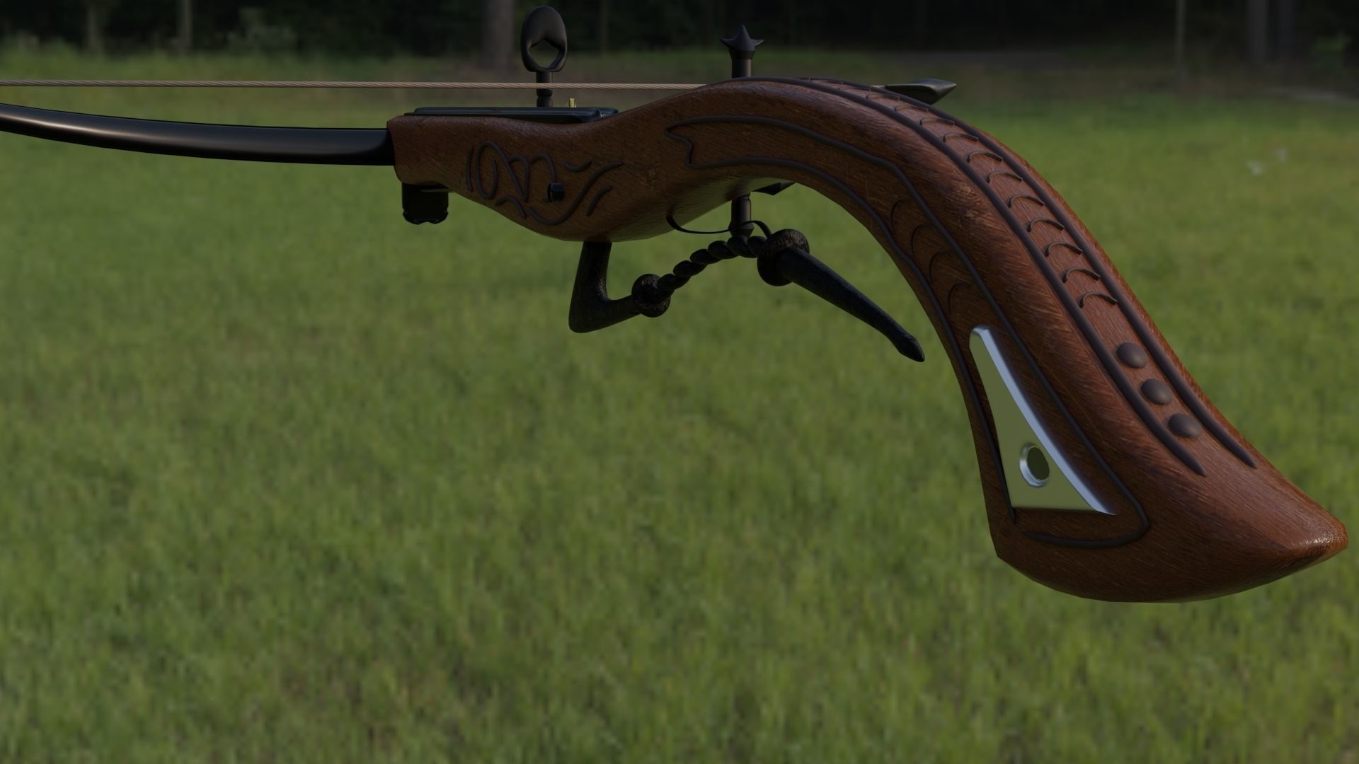 Light Crossbow 3D model_1