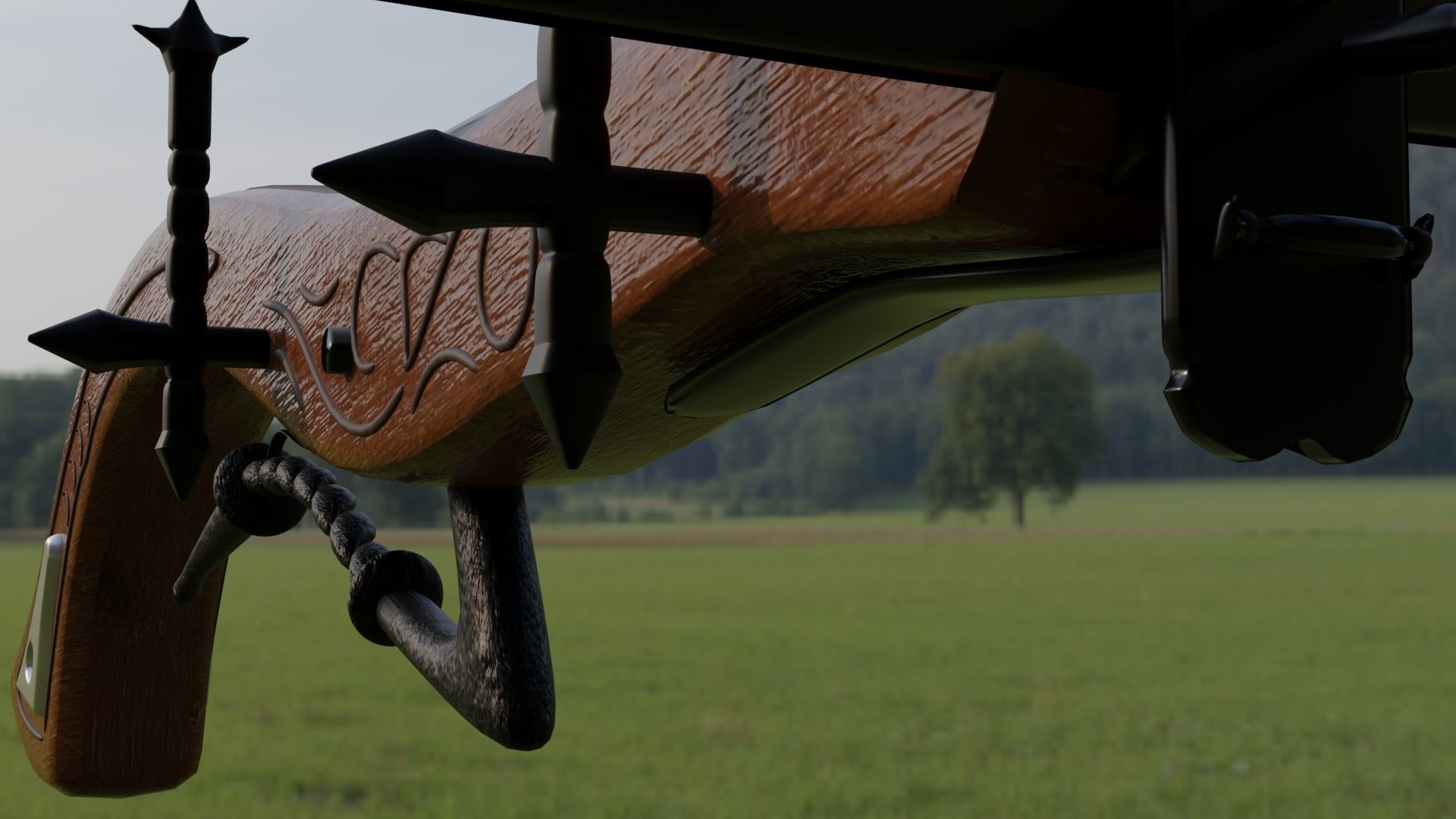 Light Crossbow 3D model_2