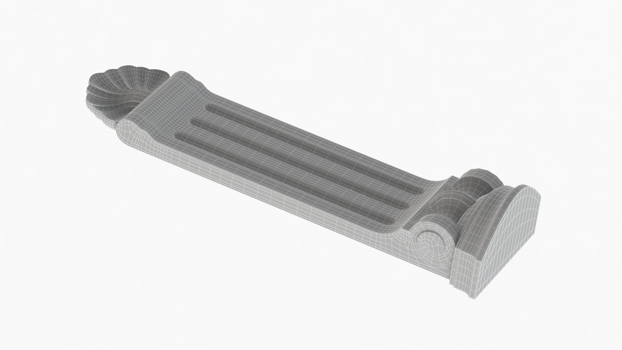 Scroll Corbel 53 - 3D Printable 3D model_9