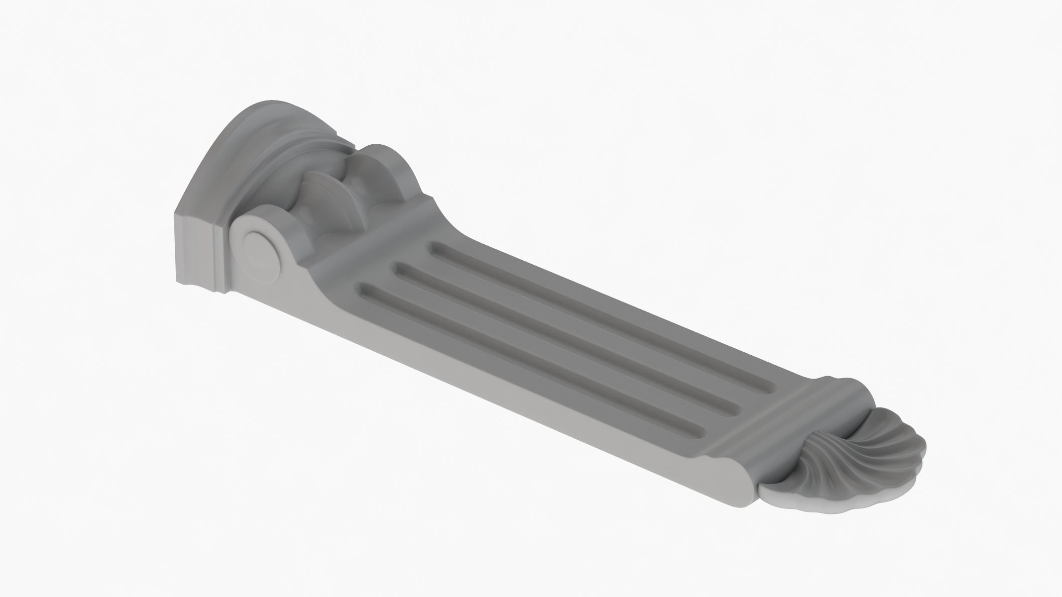 Scroll Corbel 53 - 3D Printable 3D model_3